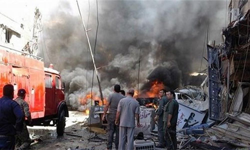 Terroristas atacan un mercado en Damasco con cohetes desde Ghouta Oriental